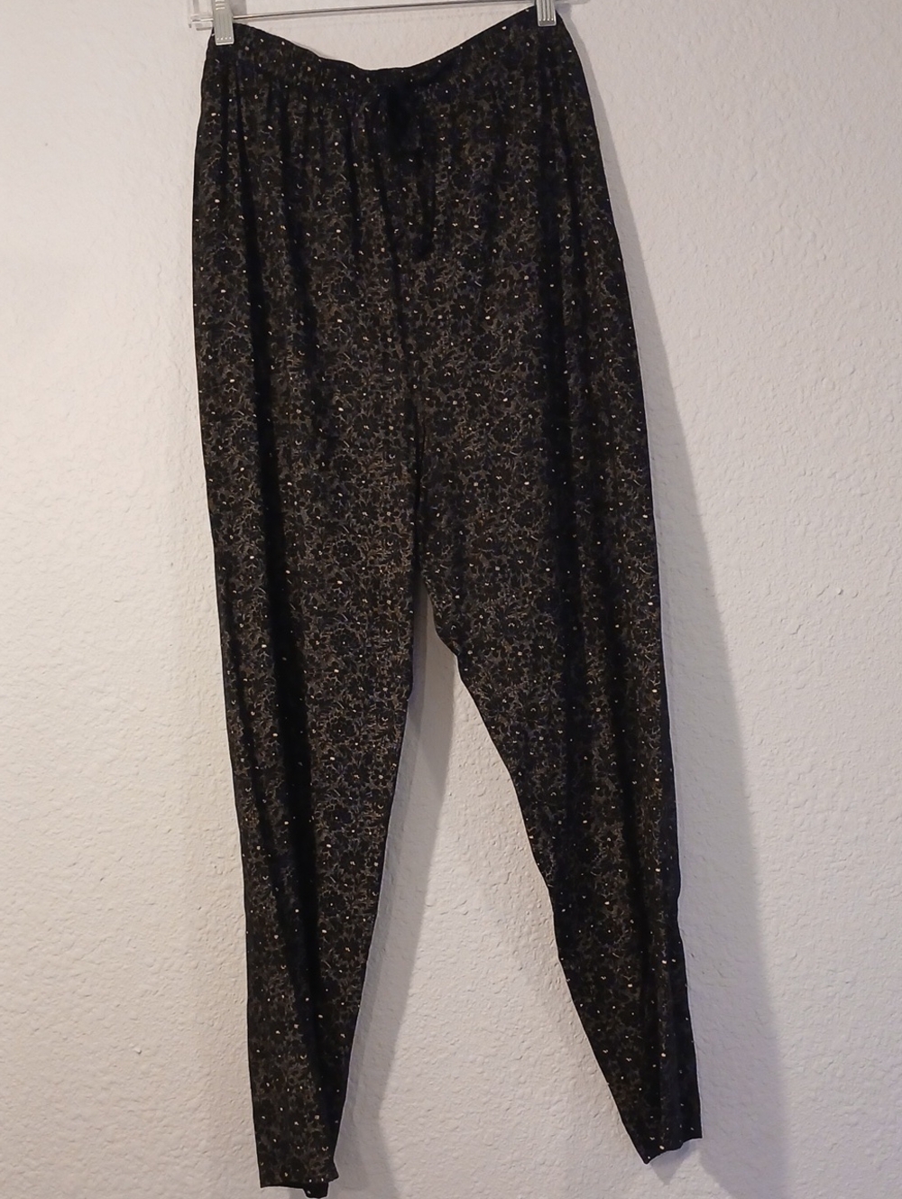 Maurices Black Patterned Straight-Leg Women's Pants